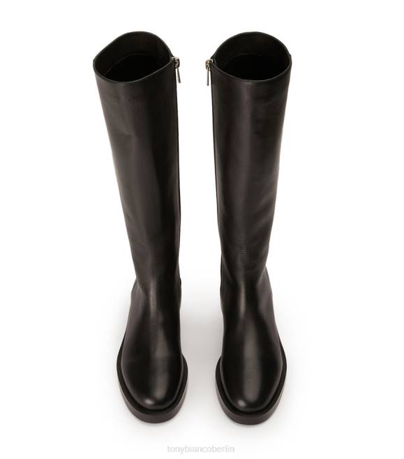 kniehohe Stiefel| de Tony Bianco Frauen Torres-Kalbsstiefel schwarze Komo 4624414